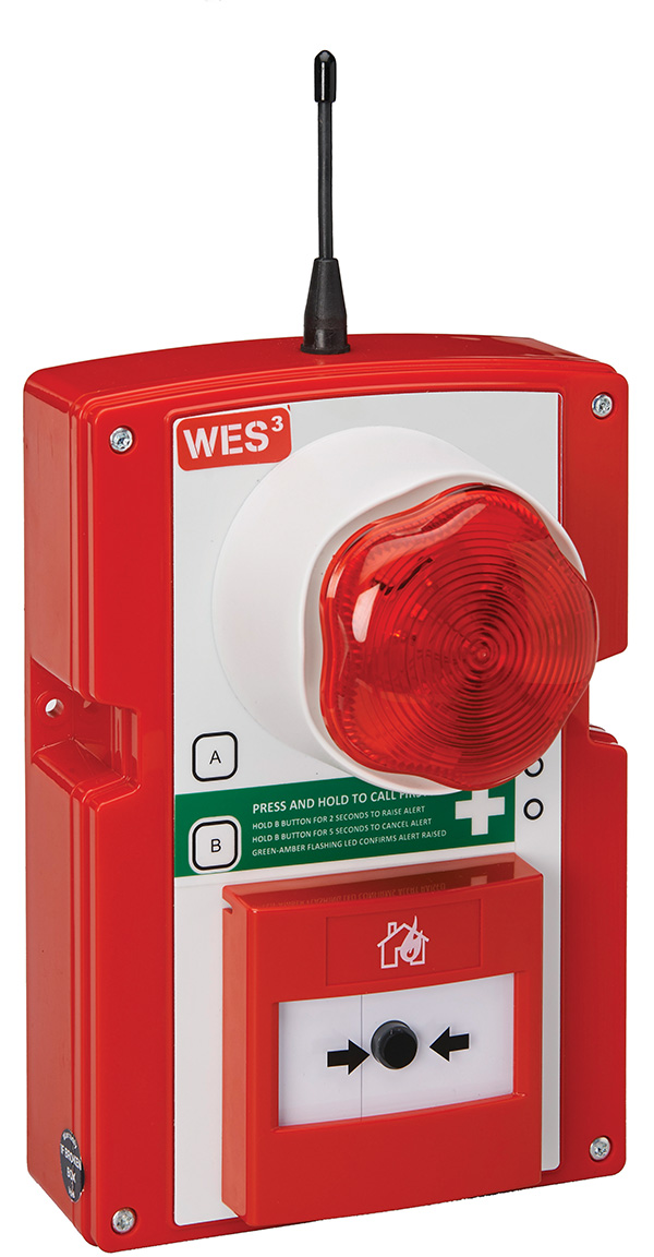 WES3 W3-ECP-CSS-R-9R Emergency Call Point, Siren & Strobe – ANZ
