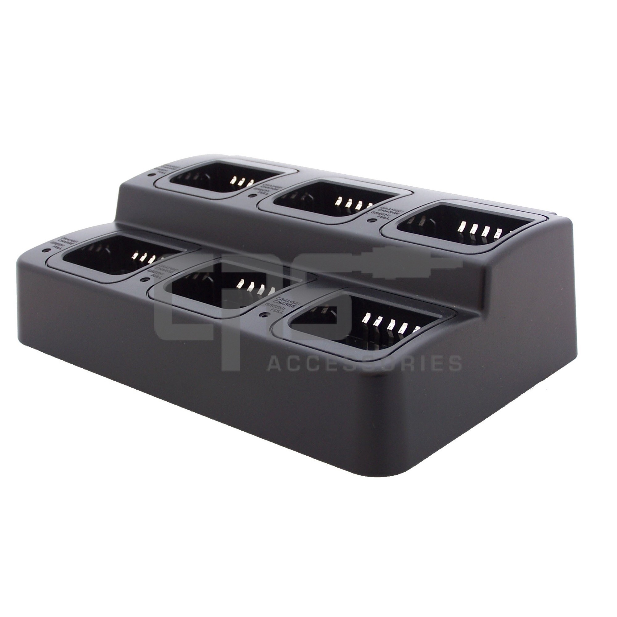 CRS Compact 6 Bay Universal Charger to suit Kenwood TK-2160/3160, TK-2170/3170, 2140/3140, TK-2360/3360, NX-220/320 (KNB35L and KNB57L Battery)